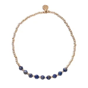 A Beautiful Story Bracelets>Bracelet Proud doré - Lapis Lazuli