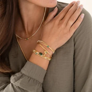 A Beautiful Story Bracelets>Bracelet Sensation doré - Aventurine