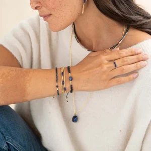 A Beautiful Story Bracelets>Bracelet Shiny doré - Lapis Lazuli