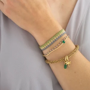 A Beautiful Story Bracelets>Bracelet Soul doré - Aventurine