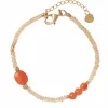 A Beautiful Story Bracelets>Bracelet Sweet doré - Cornaline et Citrine