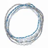 A Beautiful Story Bracelets>Bracelet Together argenté - Agate bleue