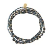 A Beautiful Story Bracelets>Bracelet Together doré - Onyx noir