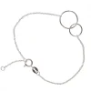 Bazar Exquis Bracelets>Bracelet Toi et moi - argent