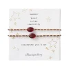 A Beautiful Story Bracelets>Bracelets Card you and me - Grenat