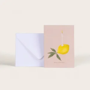 Season Paper Papeterie>Carte - Lemon birthday