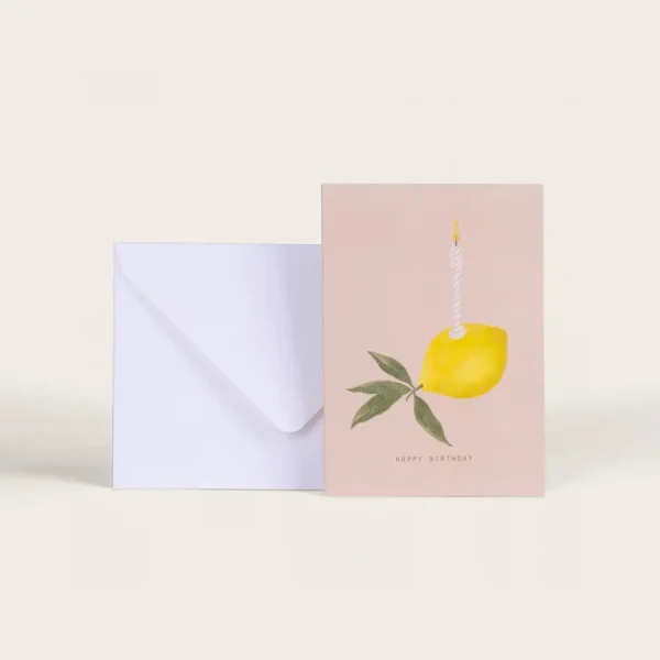 Season Paper Papeterie>Carte - Lemon birthday