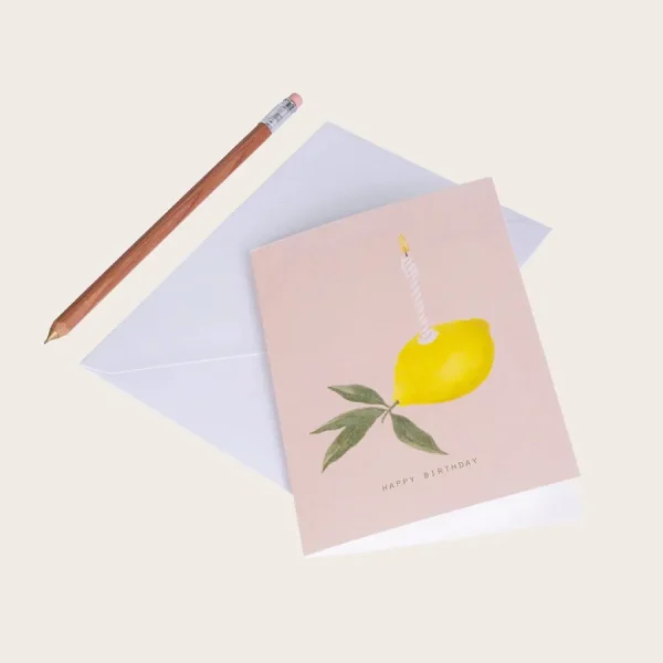 Season Paper Papeterie>Carte - Lemon birthday