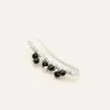 You Are Young Boucles D'oreille>Climber Dentelle fleurie argenté - Agate, droit