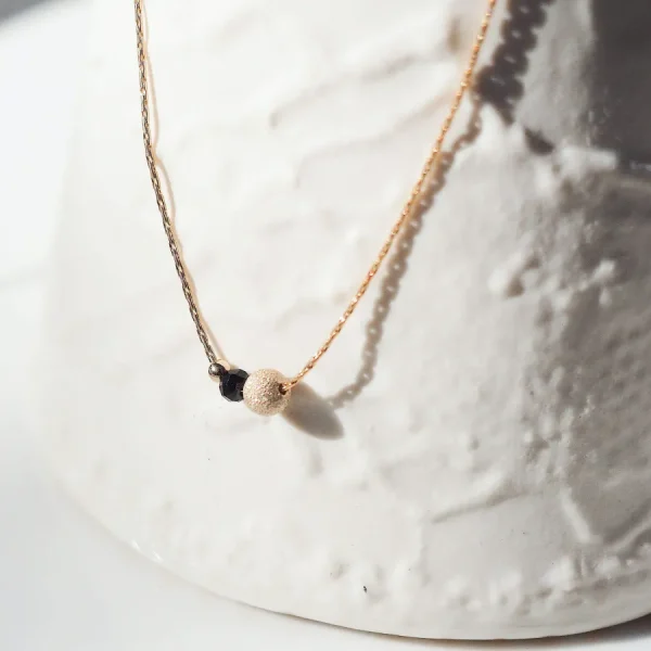 Les Rubans de Marionnette Colliers>Collier Boule Glitter - noir