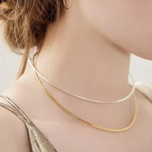 BDM Colliers>Collier choker Pure - argenté