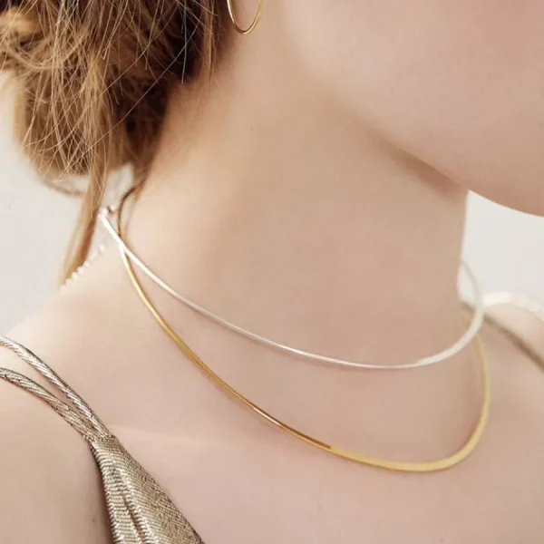 BDM Colliers>Collier choker Pure - doré