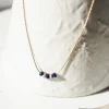 Les Rubans de Marionnette Colliers>Collier Esmeralda - bleu