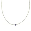 A Beautiful Story Colliers>Collier Flora argenté - Lapis Lazuli