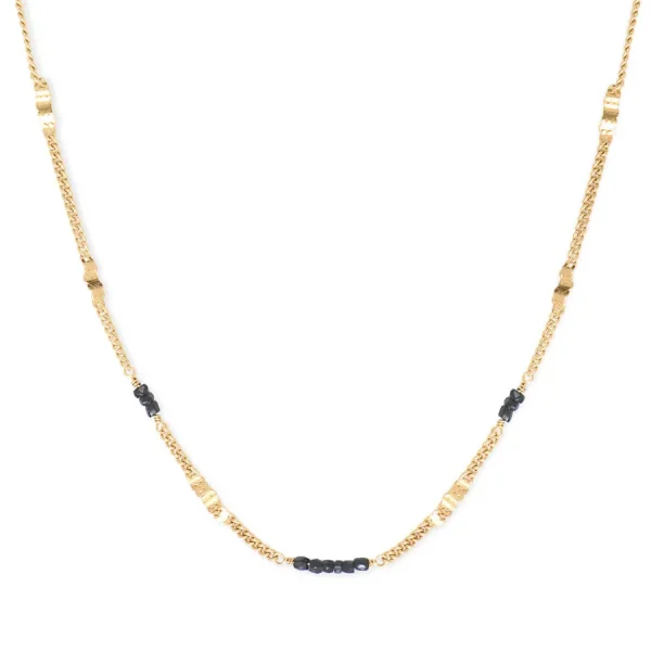 BDM Colliers>Collier Lena perles noires