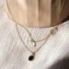 Kariboo Colliers>Collier Louise Moyen - Onyx