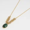 Viadoli Colliers>Collier pendentif Carmen - malachite