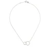 Bazar Exquis Colliers>Collier Toi & Moi - argent