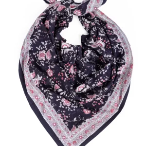 Bindi Atelier Foulards>Foulard - Capri Minuit