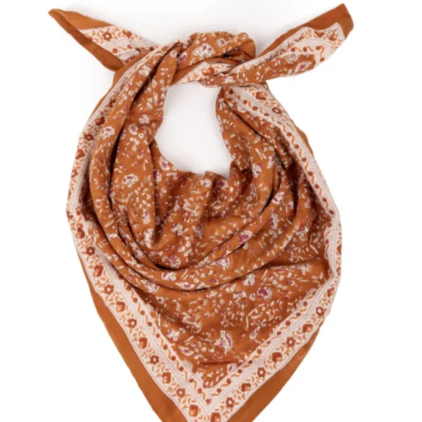 Bindi Atelier Foulards>Foulard - Sarika Caramel