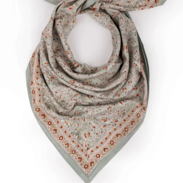 Bindi Atelier Foulards>Foulard - Sarika Matcha