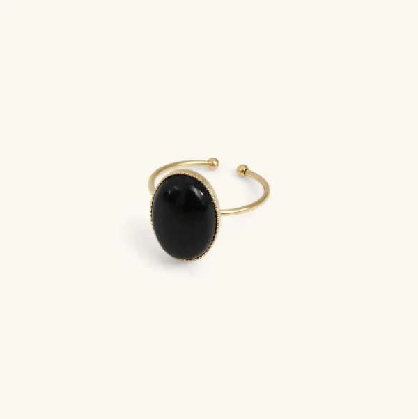 Kariboo Bagues>Grande bague Louise - onyx