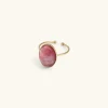 Kariboo Bagues>Grande bague Louise - rose rhodonite