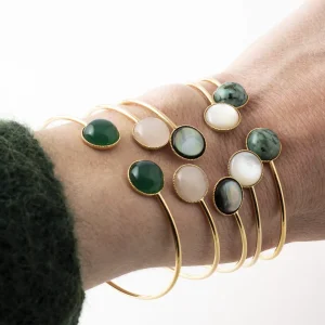 Viadoli Bracelets>Jonc Daphnis - nacre