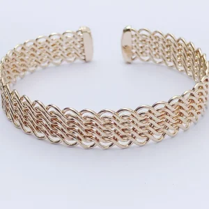 Bazar Exquis Bracelets>Jonc Maille Rétro