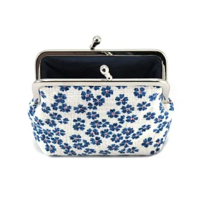 Fräulein Rosarot Petite Maroquinerie>Petit porte-monnaie à clips - Sakura natur