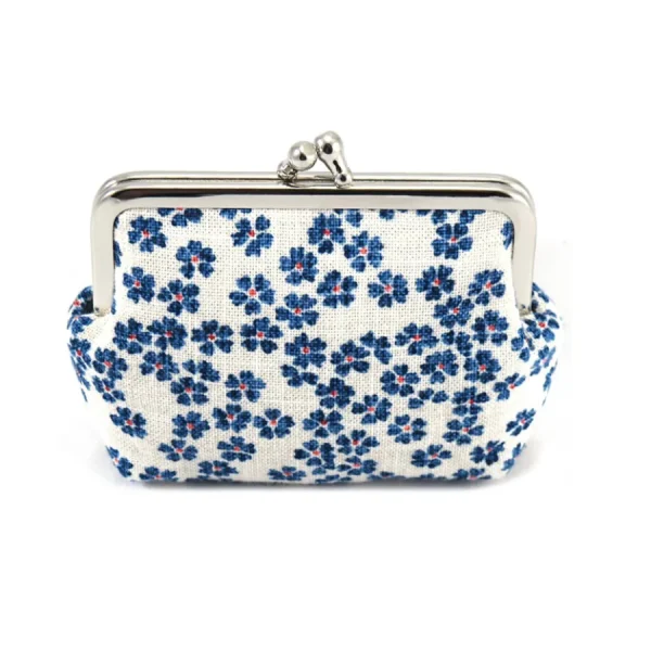 Fräulein Rosarot Petite Maroquinerie>Petit porte-monnaie à clips - Sakura natur