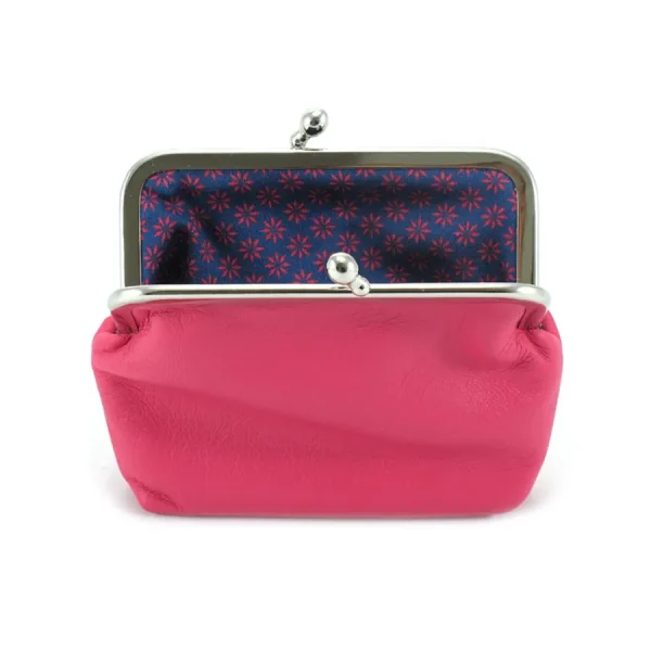 Fräulein Rosarot Petite Maroquinerie>Petit porte-monnaie à clips - Lipstick