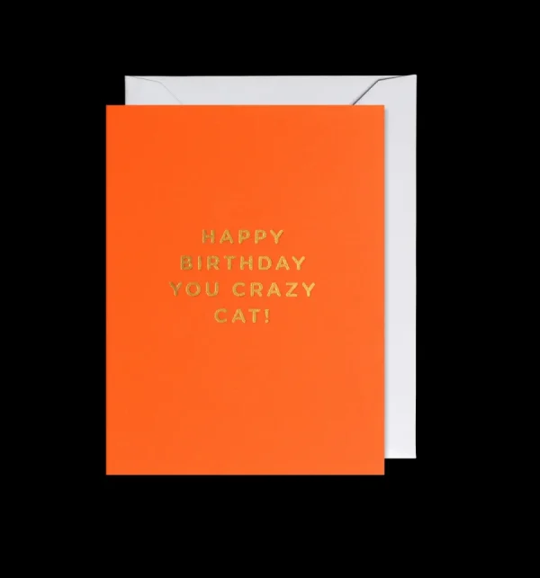 Klang u0026 Kleid Papeterie>Petite Carte - Happy birthday you crazy cat