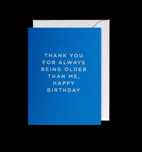 Klang u0026 Kleid Papeterie>Petite Carte - Thank you for always being older than me, happy birthday