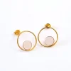 Fosseth Boucles D'oreille>Puces Gallica ring - poudre