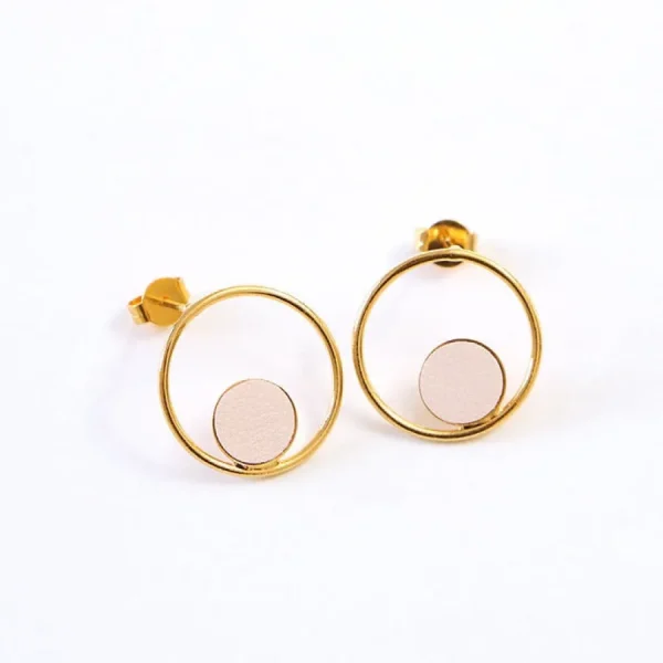 Fosseth Boucles D'oreille>Puces Gallica ring - poudre