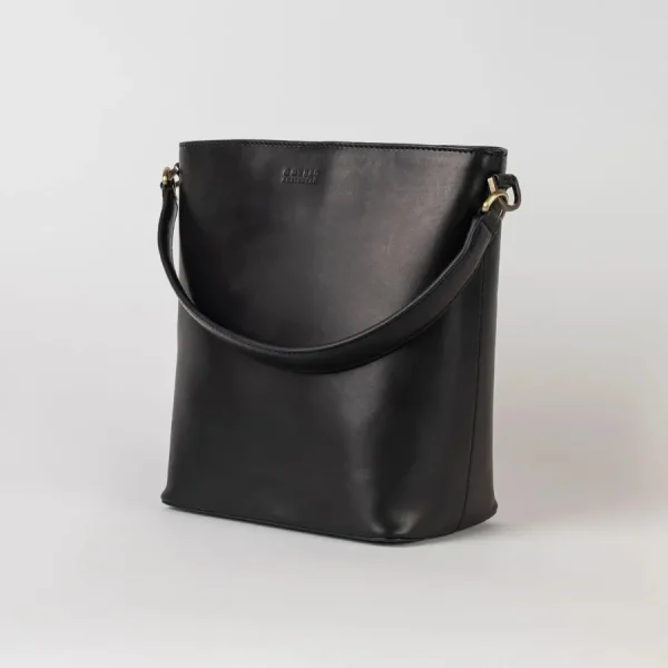 O My Bag Sacs>Sac Bobbi Bucket Maxi - Black Classic Leather