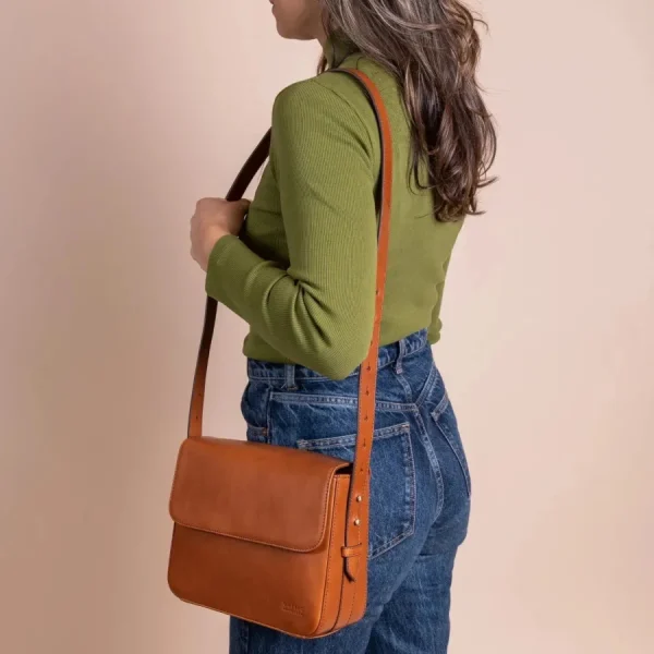 O My Bag Sacs>Sac Gina - cognac classic leather