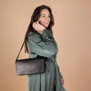 O My Bag Bagues | Sacs>Sac Gina Baguette - black classic leather