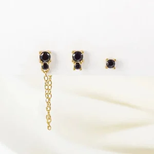 Shlomit Ofir Boucles D'oreille>Soho Ear set - noir